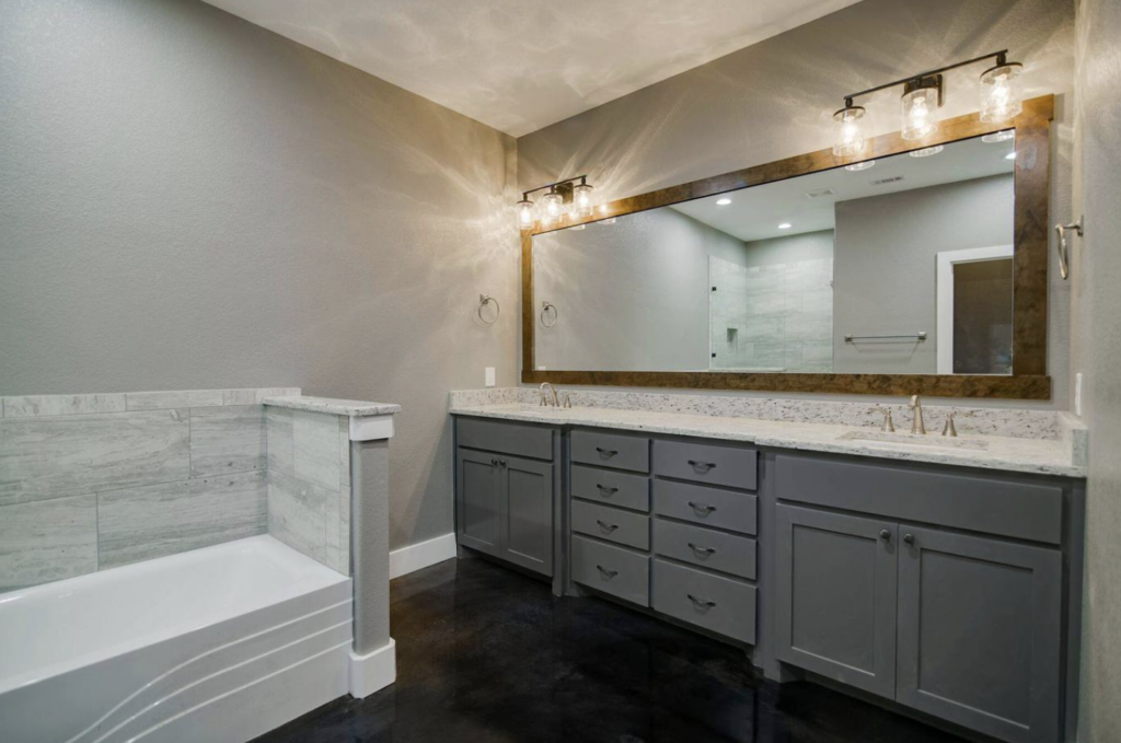 barndominium master bath